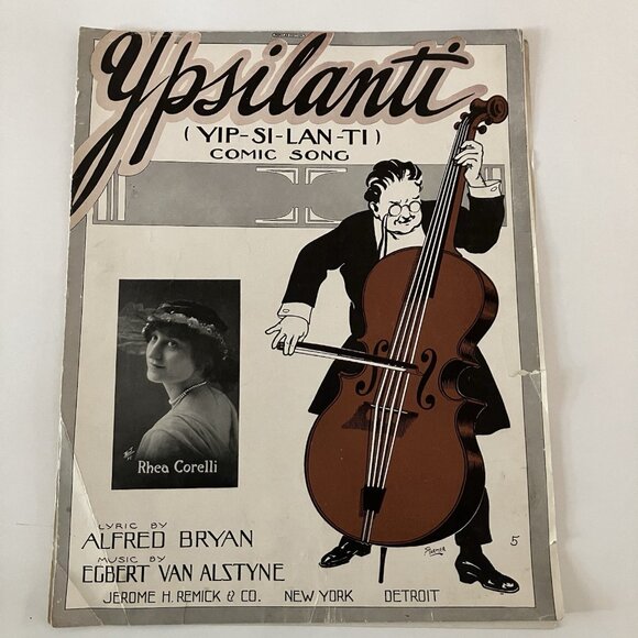 1910s Vintage Sheet Music Ypsilanti You Broke My Heart to Pass the Time Away - Picture 8 of 16